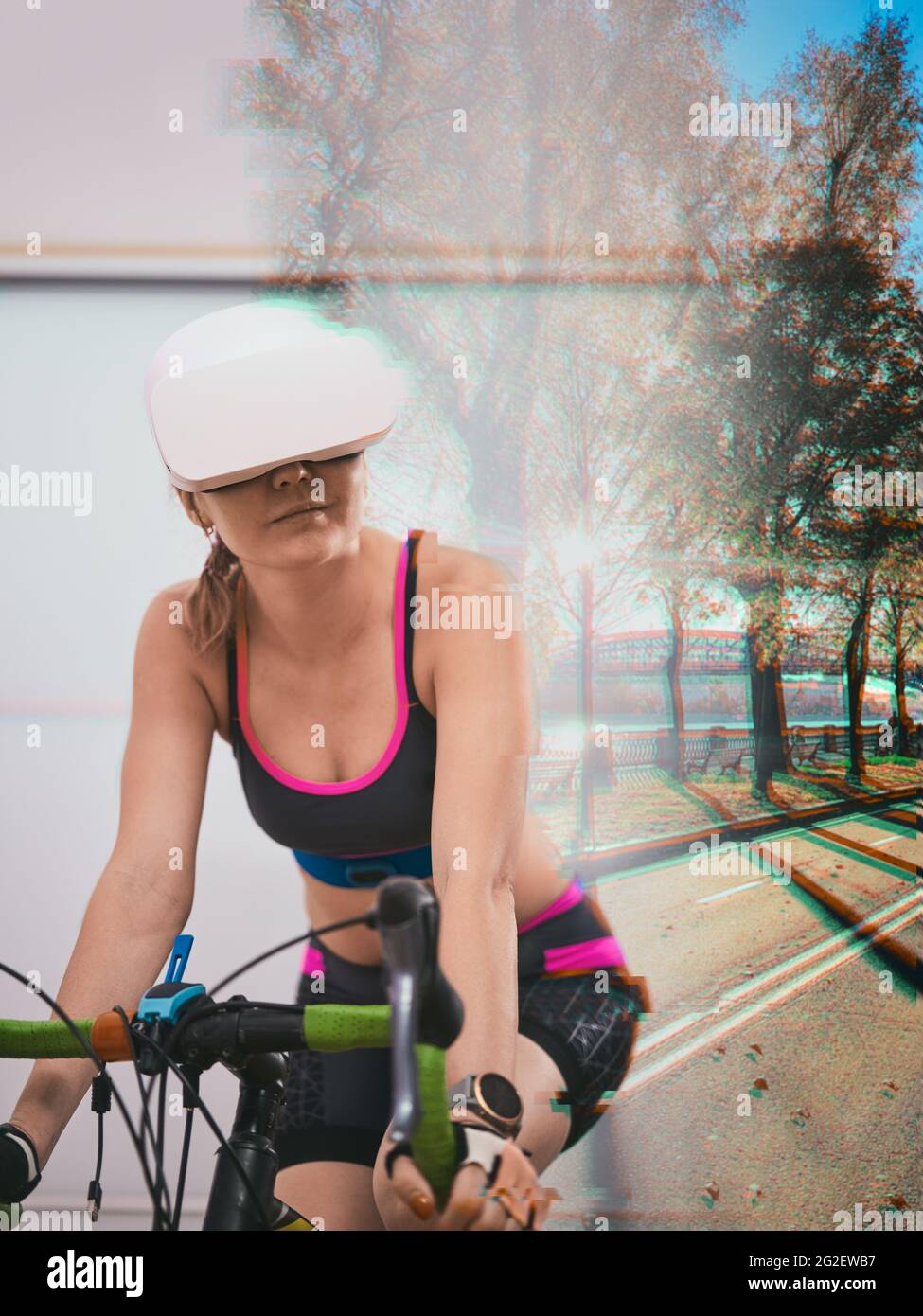 Woman exercise bike gym hi res stock photography and images Page 23 Alamy