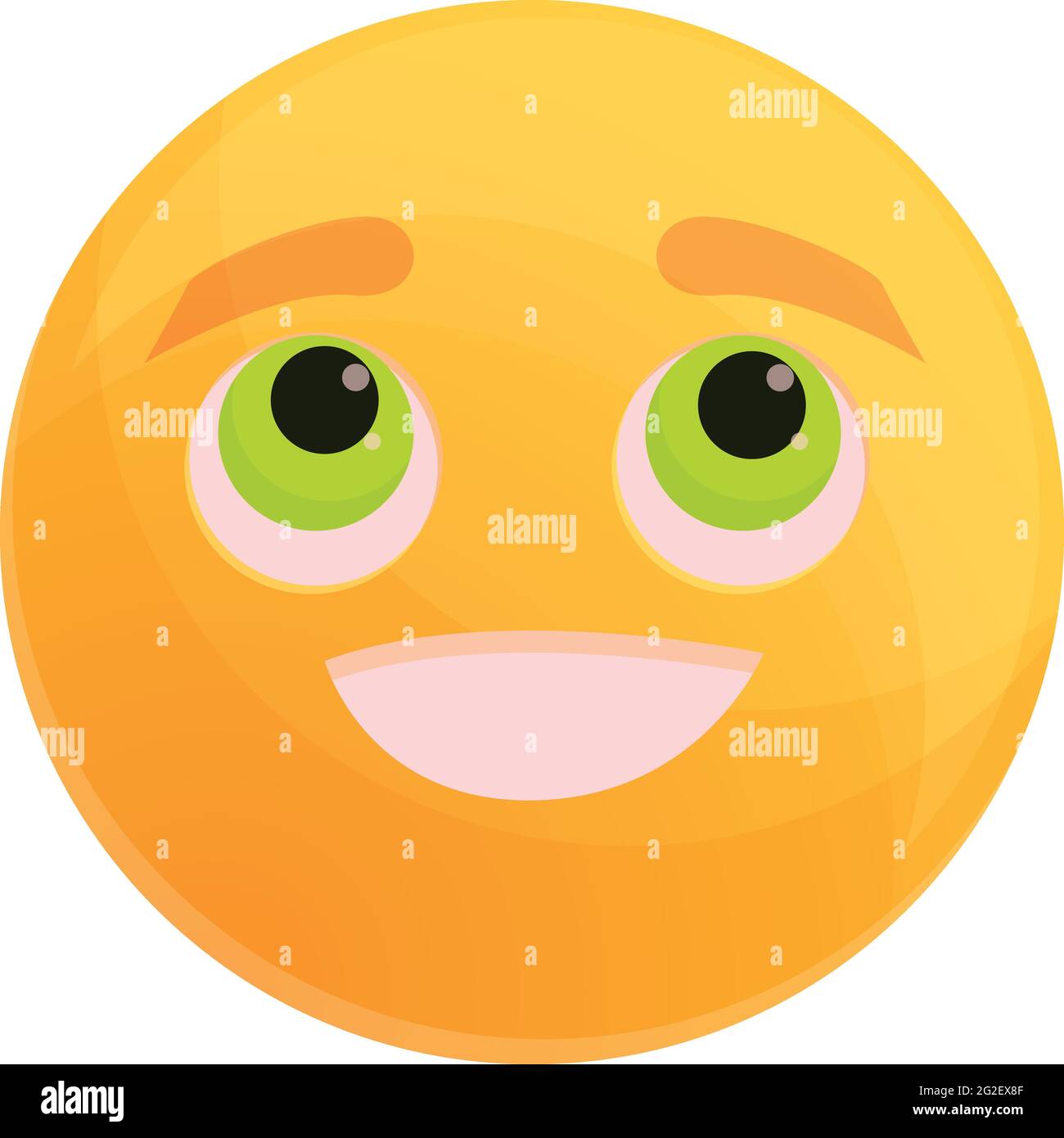 Emoticon dreams icon. Cartoon of emoticon dreams vector icon for web ...