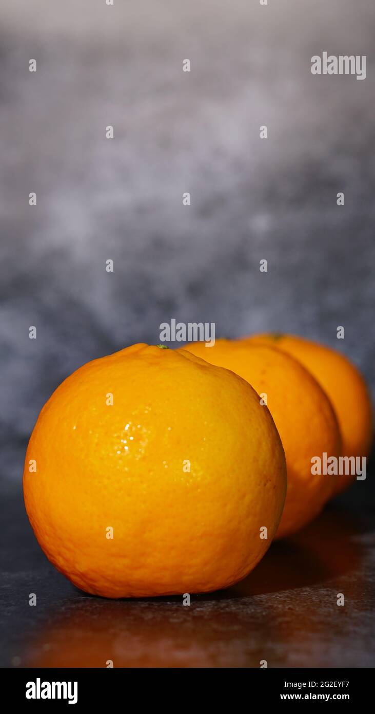 Oranges in Portrait Stock Photo Alamy