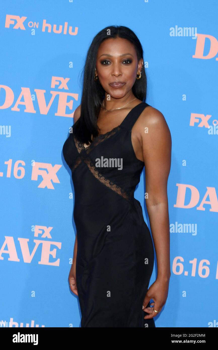 Los Angeles, USA. 10th June, 2021. LOS ANGELES - JUN 10: Meagan Holder at the 'Dave' Season Two Premiere Screening at the Greek Theater on June 10, 2021 in Los Angeles, CA (Photo by Katrina Jordan/Sipa USA) Credit: Sipa USA/Alamy Live News Stock Photo