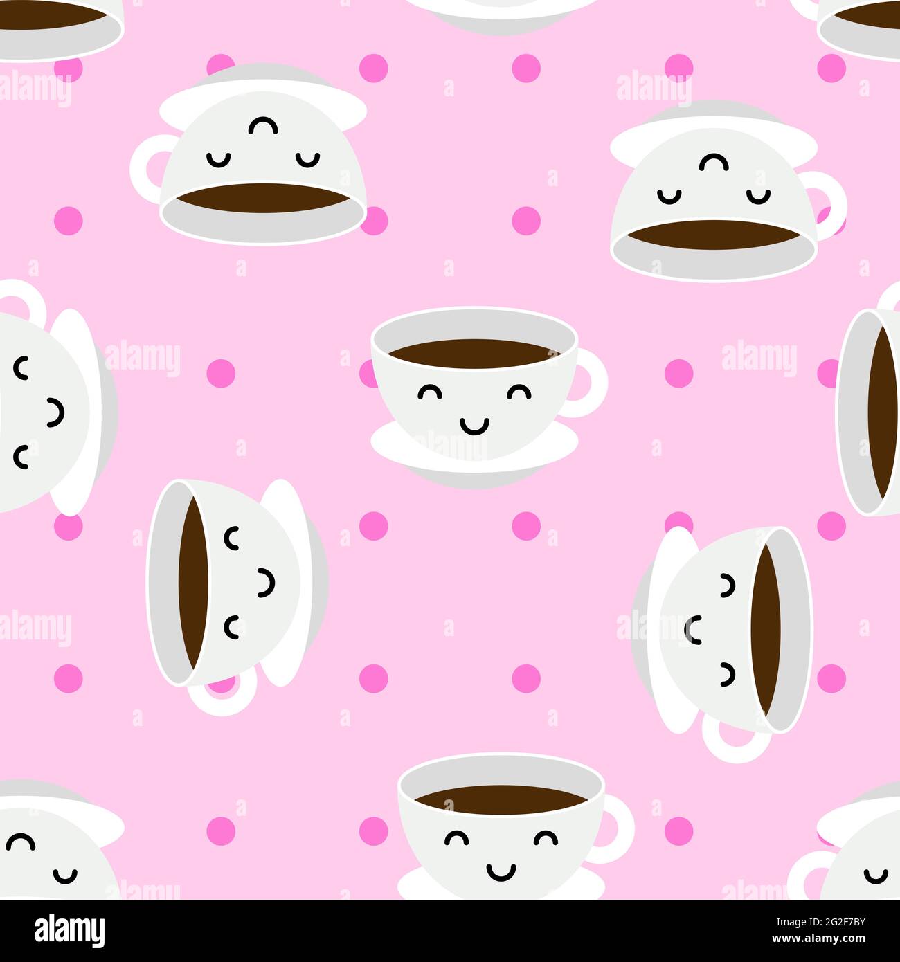 Coffee to go kawaii cute cartoon Stock Vector Image & Art - Alamy