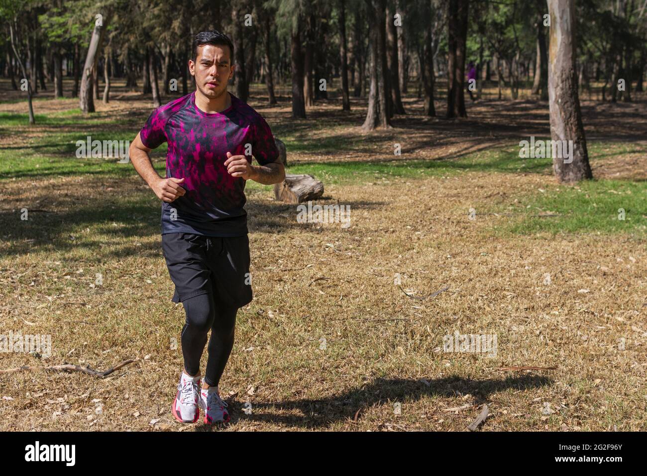 Portrait training young athlete hi-res stock photography and images - Alamy