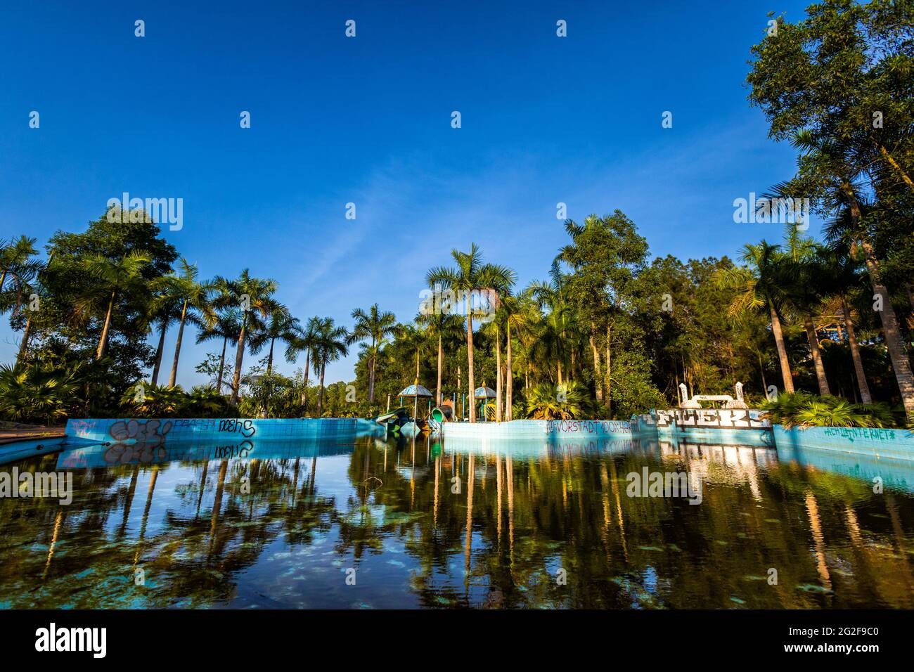 Image Thùy Tiên image beautiful image beautiful image beautiful image beautiful - Abandoned water park Thuy Tien Lake in Hue, Vietnam. Beautiful ...