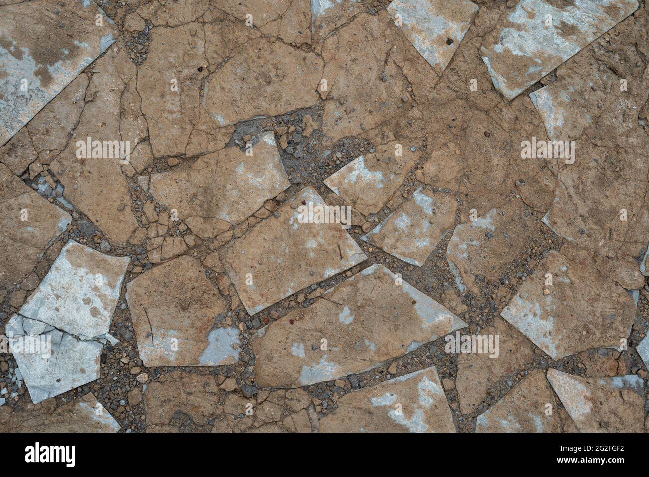 Closeup shot broken tiles hi-res stock photography and images - Alamy