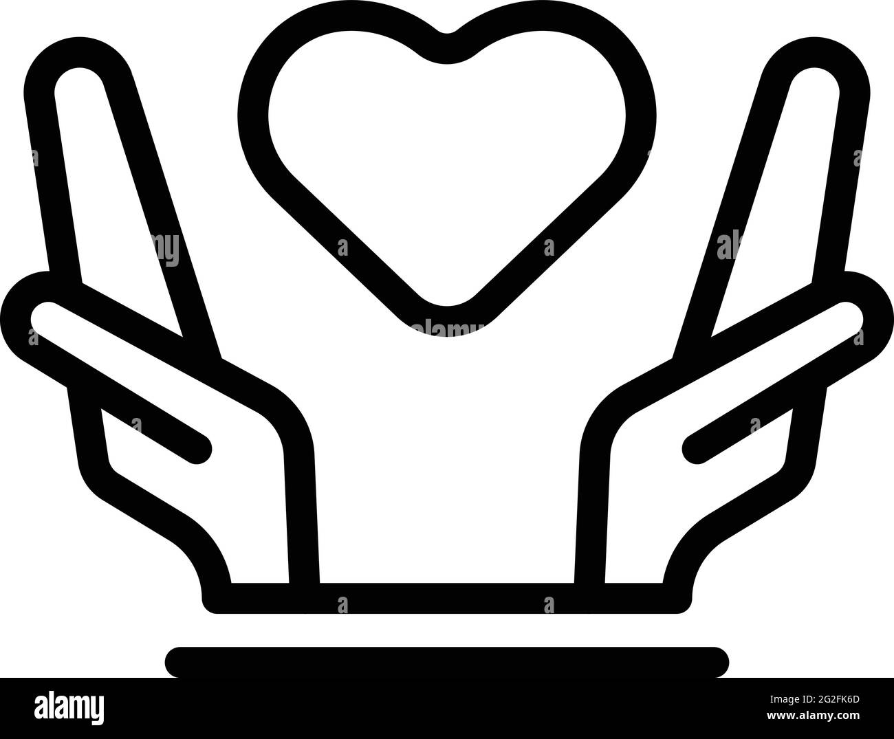 Keep relationship icon. Outline Keep relationship vector icon for web design isolated on white background Stock Vector