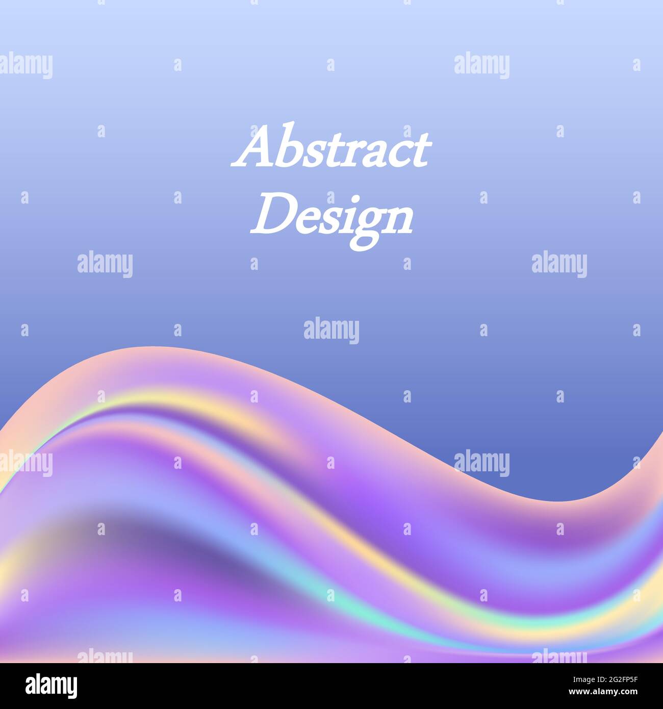 Rainbow pastel wavy background. Holographic color flow waves and swirl ...