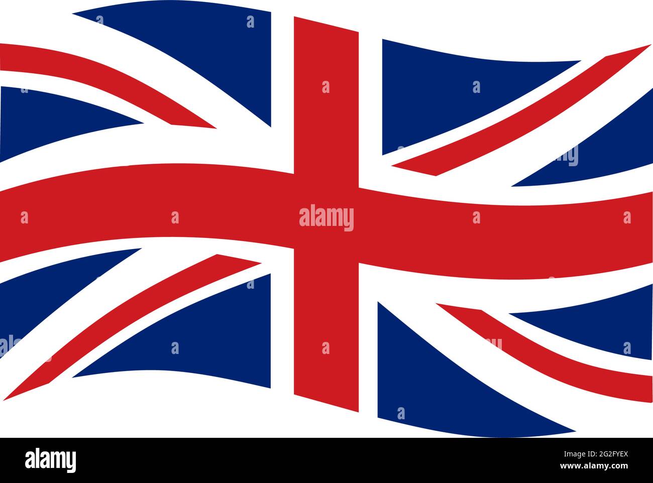 United Kingdom England flag logo design vector template Stock Vector