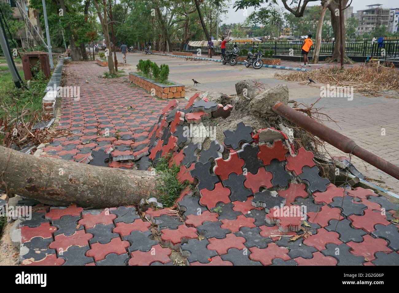 Howrah, West Bengal, India - 23rd May 2020 : Super cyclone Amphan ...
