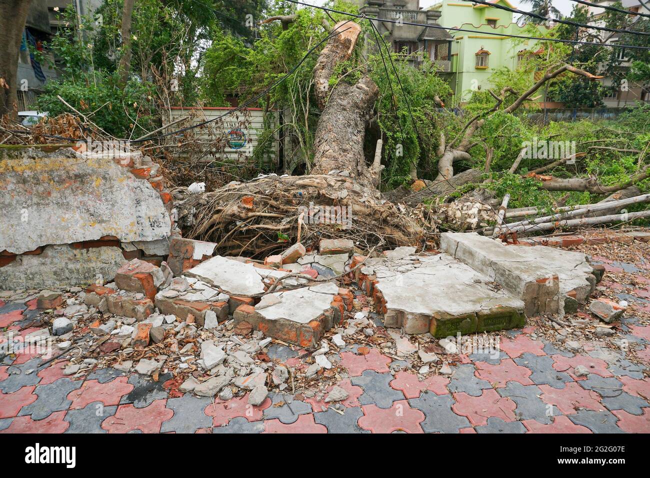 Howrah, West Bengal, India - 23rd May 2020 : Super cyclone Amphan ...