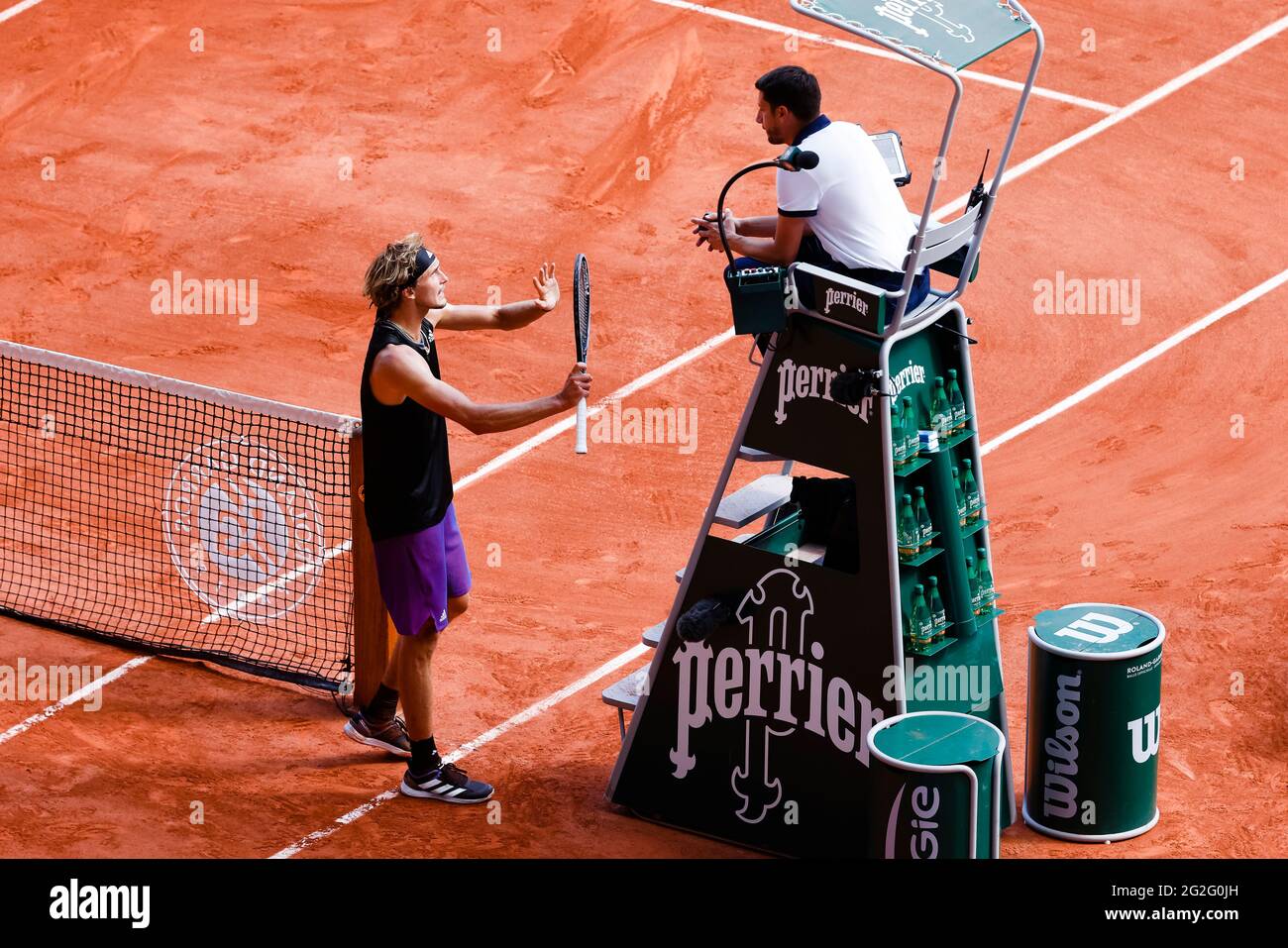 Umpire french open hi-res stock photography and images - Alamy