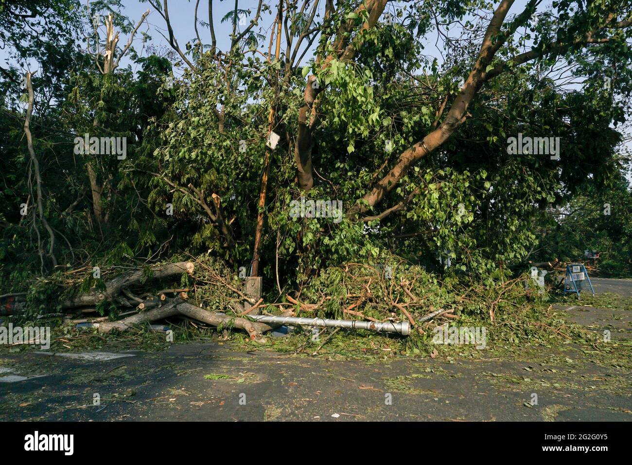 Kolkata, West Bengal, India - 22nd May 2020 : Super cyclone Amphan ...