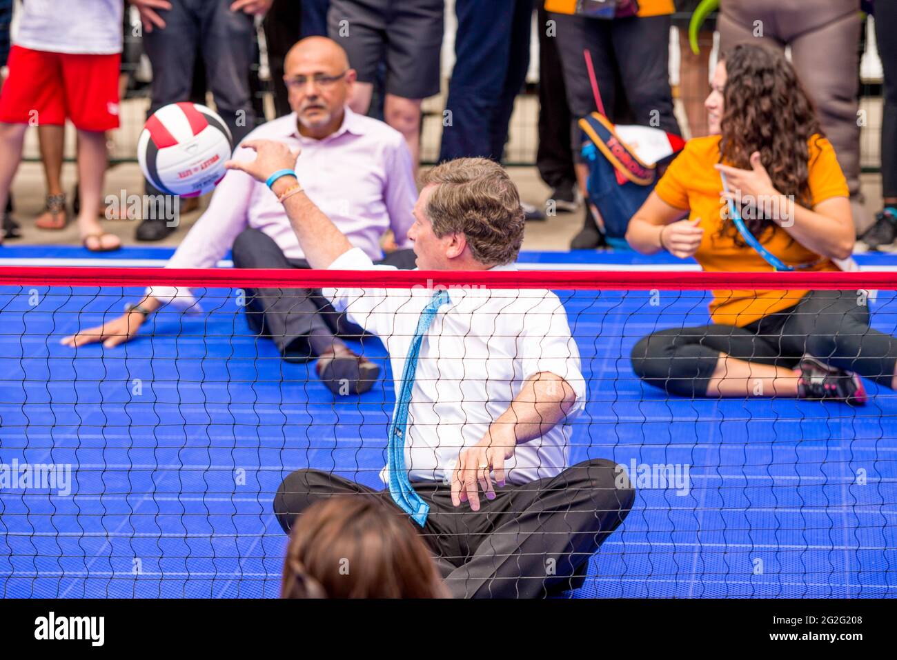 Saad Rafi Pan Am CEO Saad Rafi (back with glasses) and Toronto Mayor John Tory ...