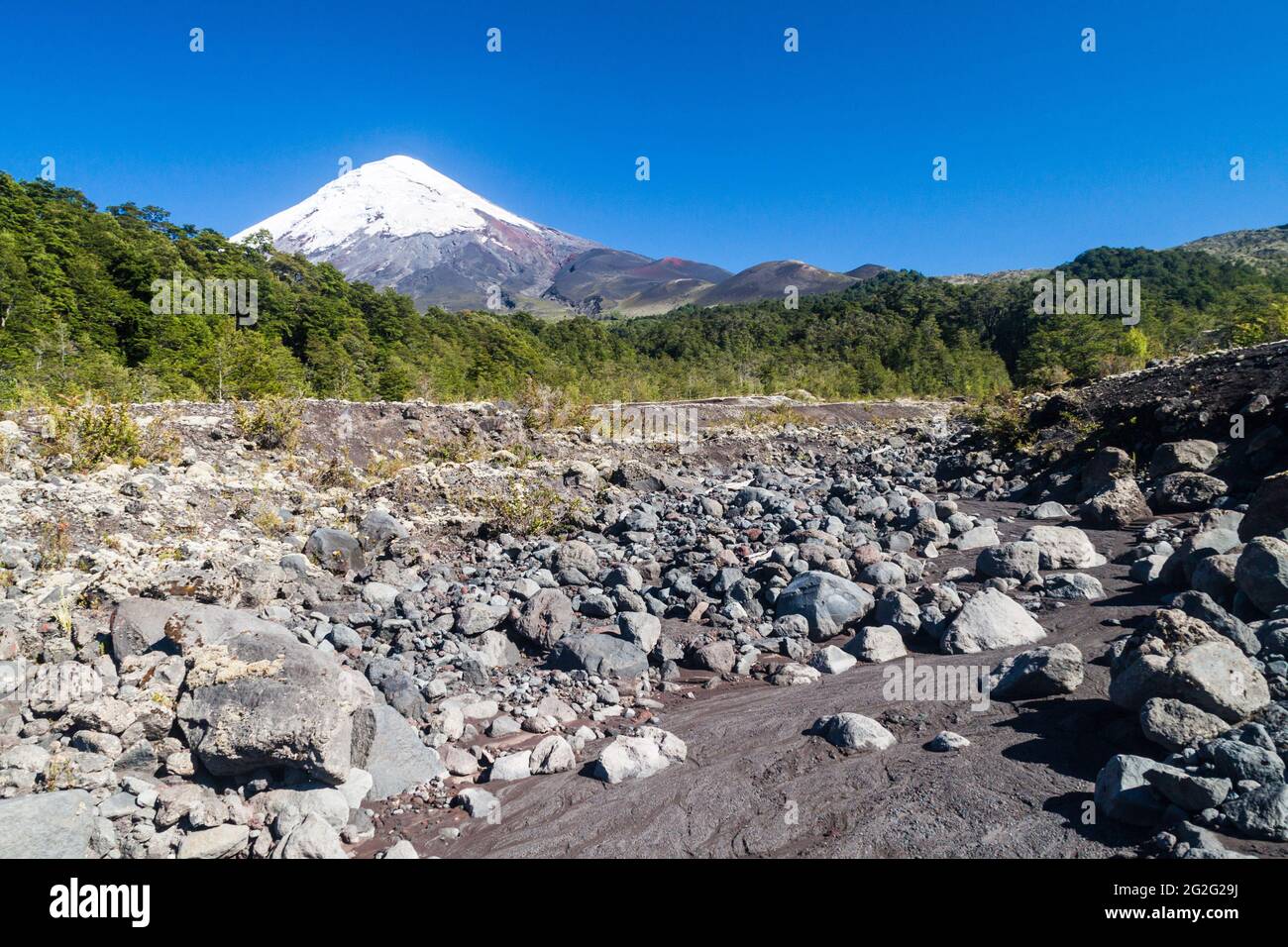 Osorno volcano, Chile Stock Photo