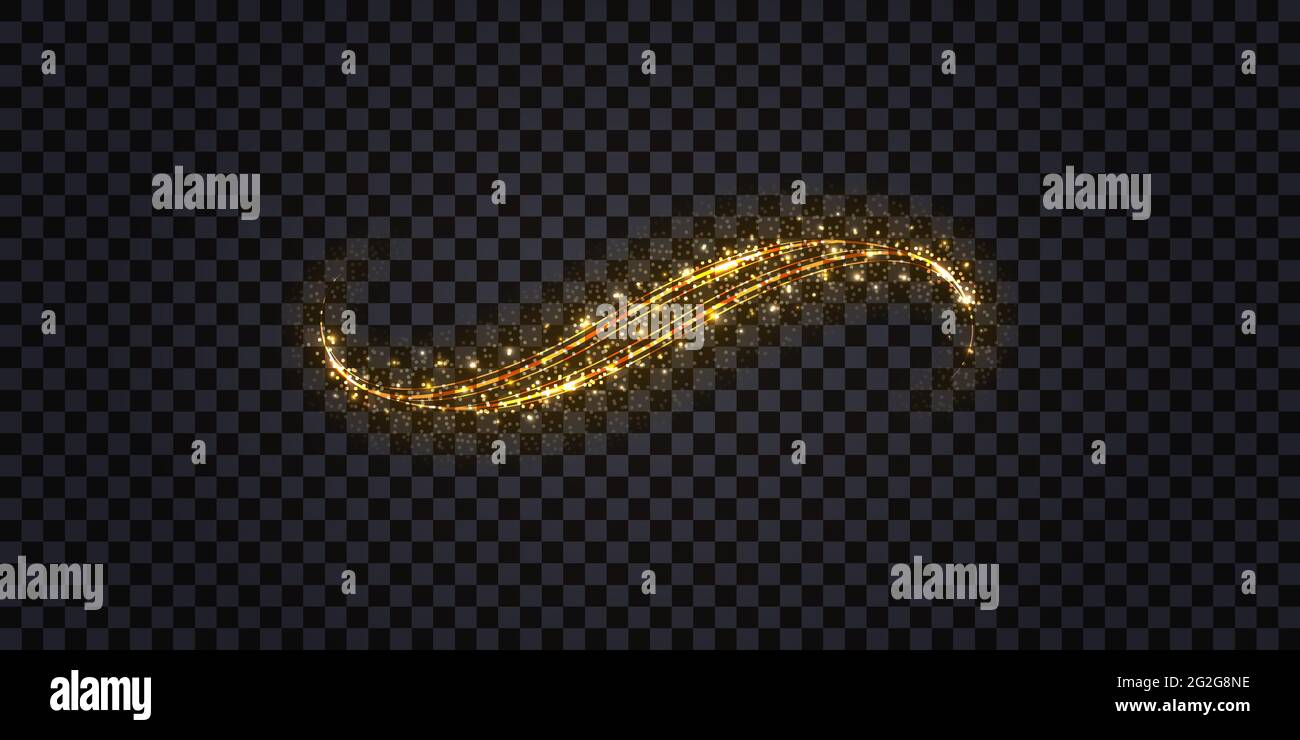 Sparkles light curve Stock Vector Images Alamy