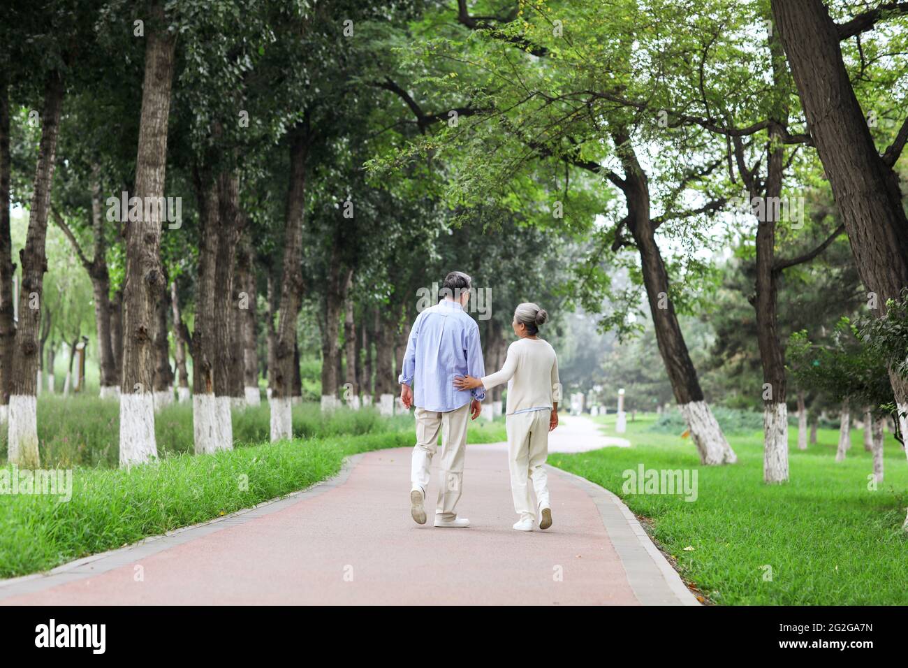 Side view old man walking hi-res stock photography and images - Alamy