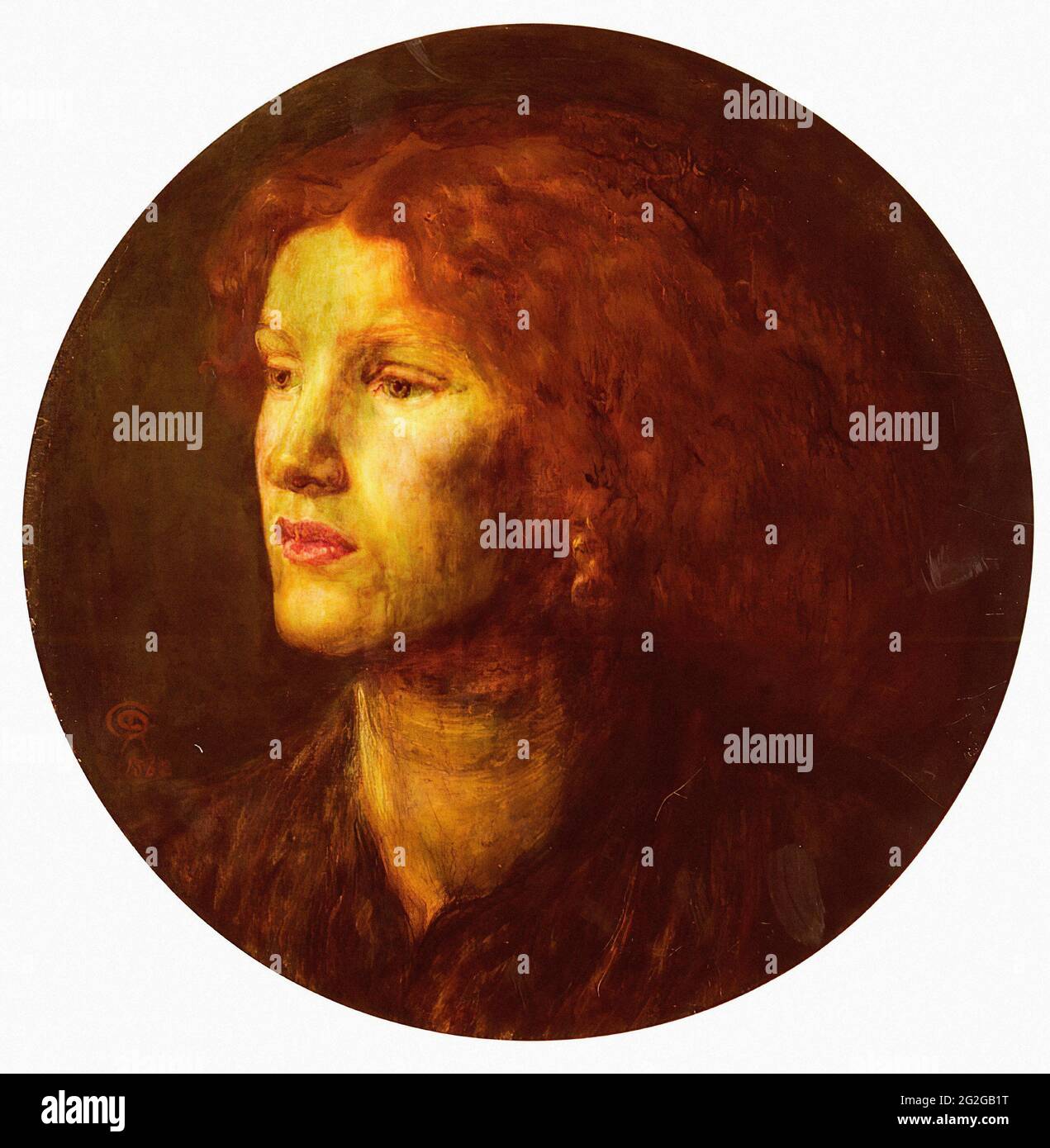 Dante Gabriel Rossetti Fanny Cornforth 1862 Stock Photo Alamy