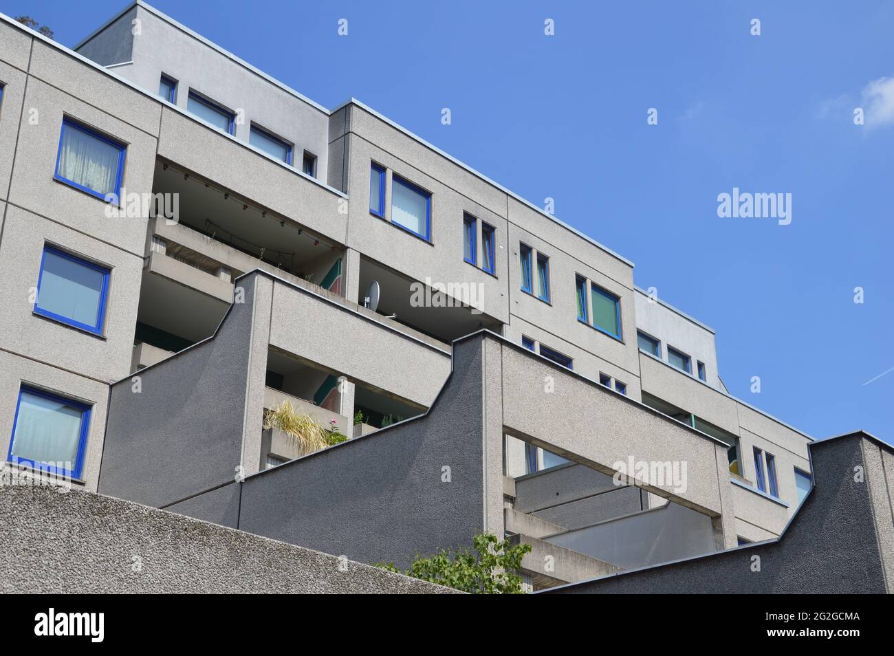 Schöneberger Terassen residential area in Berlin, Germany - 10th June 2021. Stock Photo