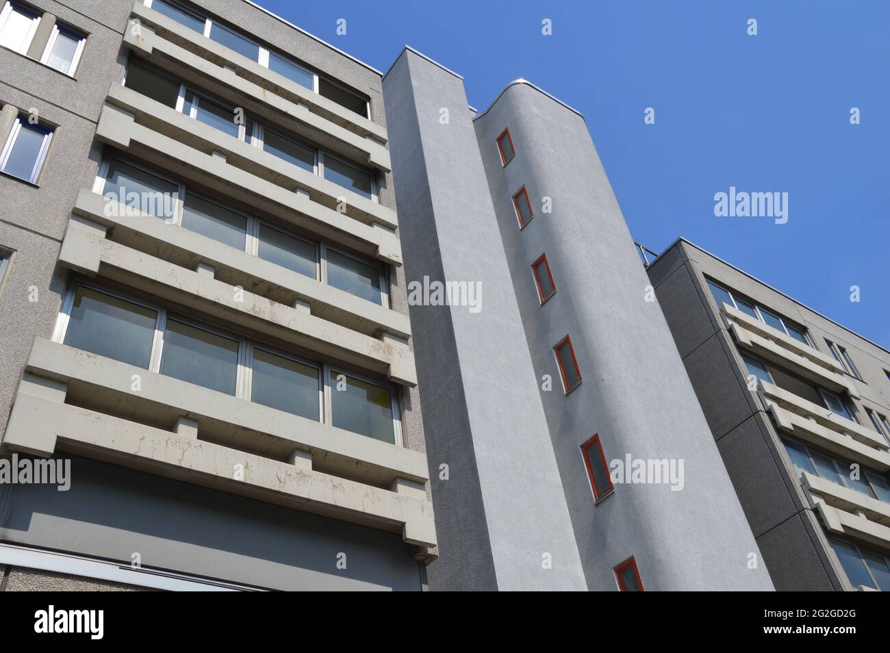 Schöneberger Terassen residential area in Berlin, Germany - 10th June 2021. Stock Photo
