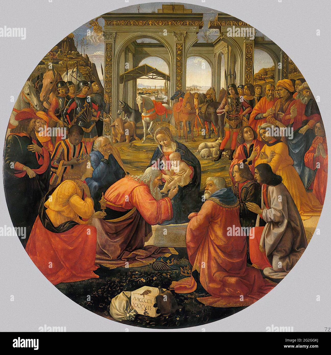 Domenico ghirlandaio adoration hi-res stock photography and images - Alamy