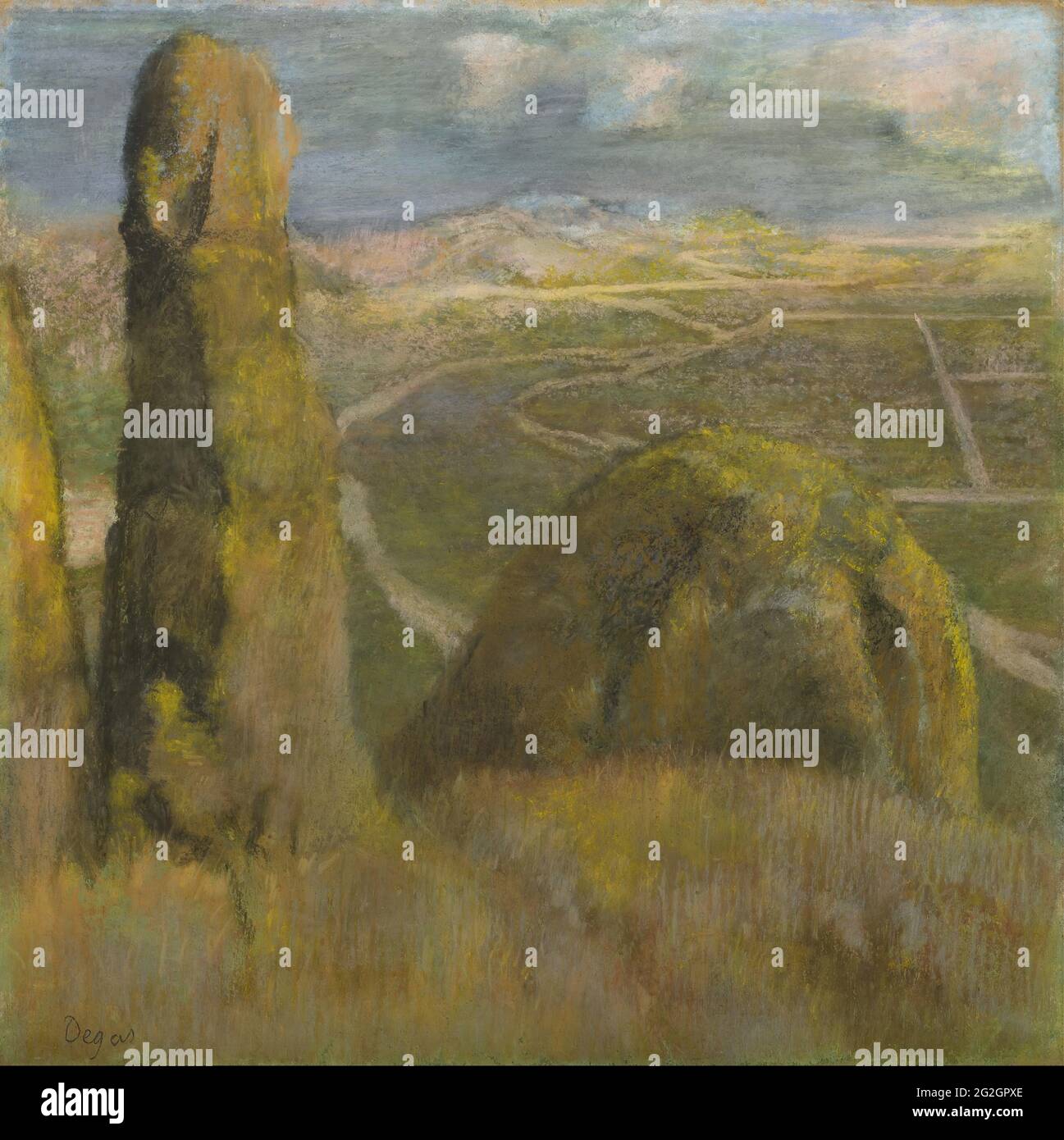 Edgar degas landscape hi-res stock photography and images