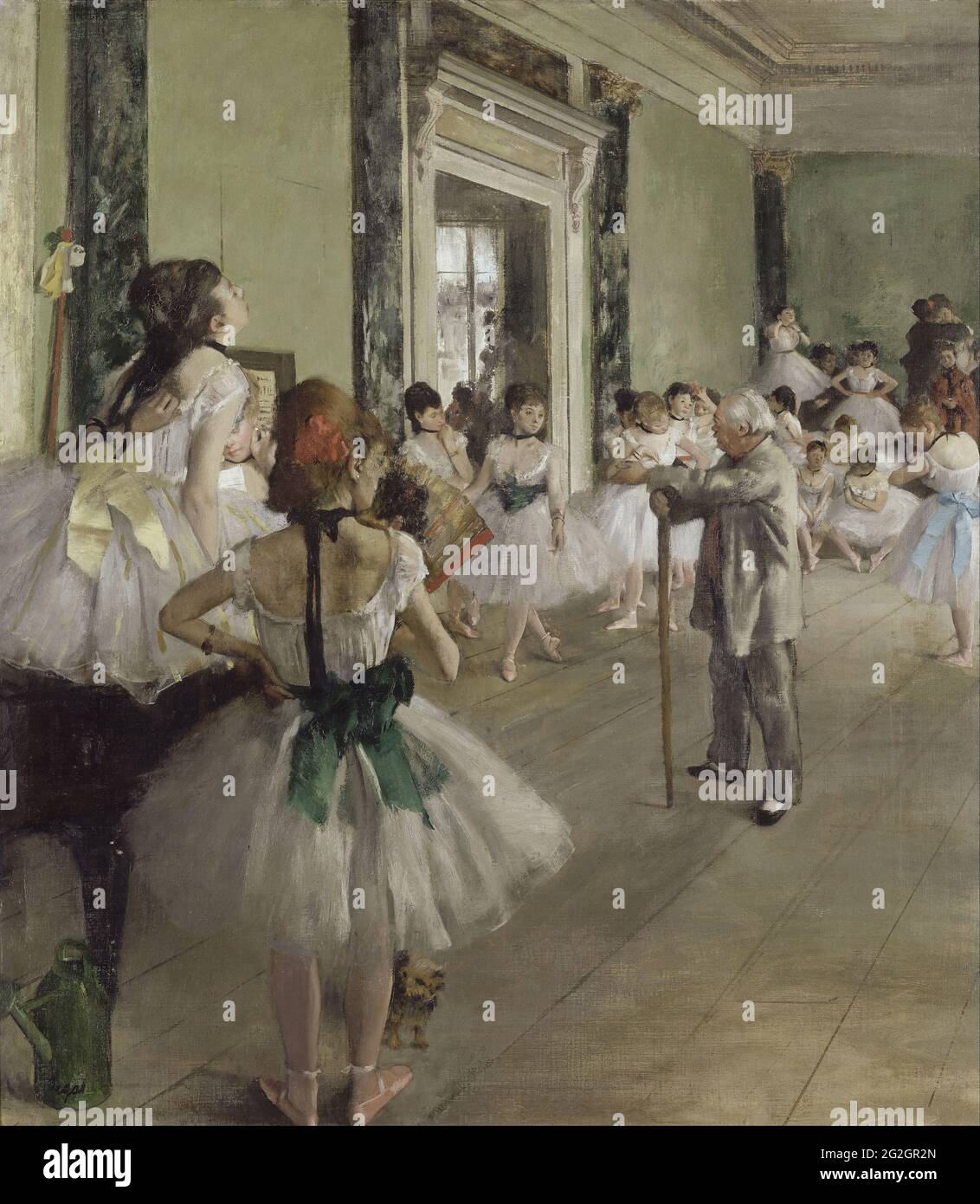 Edgar Degas - The Ballet Class Stock Photo