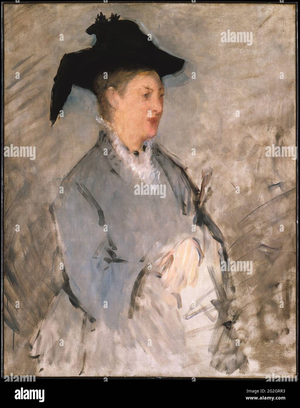Edouard Manet -  Madame Douard Manet Suzanne Leenhoff Stock Photo