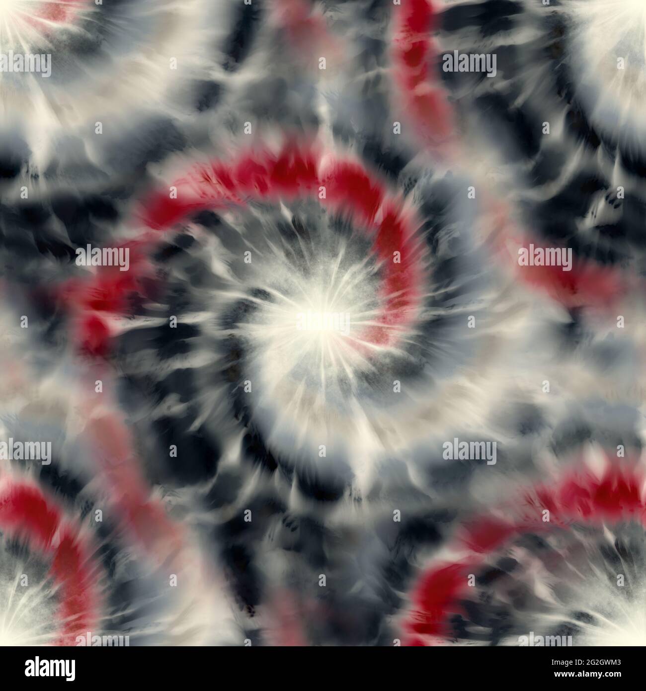 Seamless spiral tie dye pattern for surface design print Stock Photo ...
