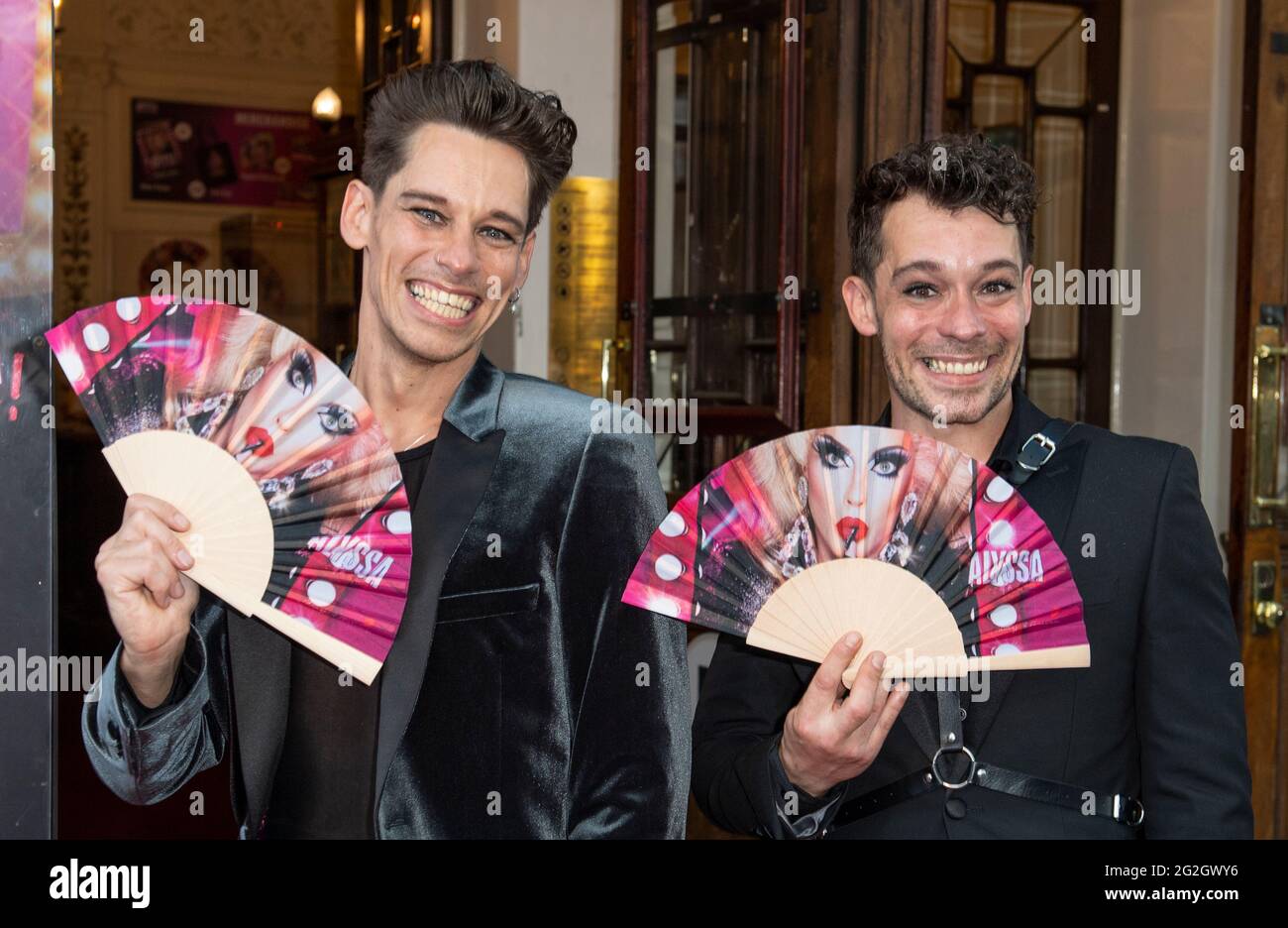 London, UK. 28th May, 2021. Louis and Spencer Noll attend the “Alyssa Memoirs of a Queen” Gala night at the Vaudeville Theatre, The Strand in London. Credit: SOPA Images Limited/Alamy Live News Stock Photo