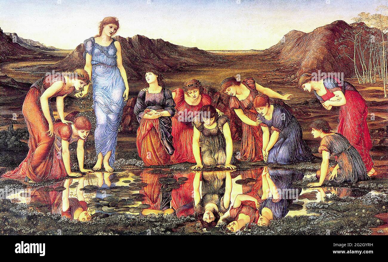 The Mirror of Venus 1875 by Edward Burne-Jones Stock Photo - Alamy