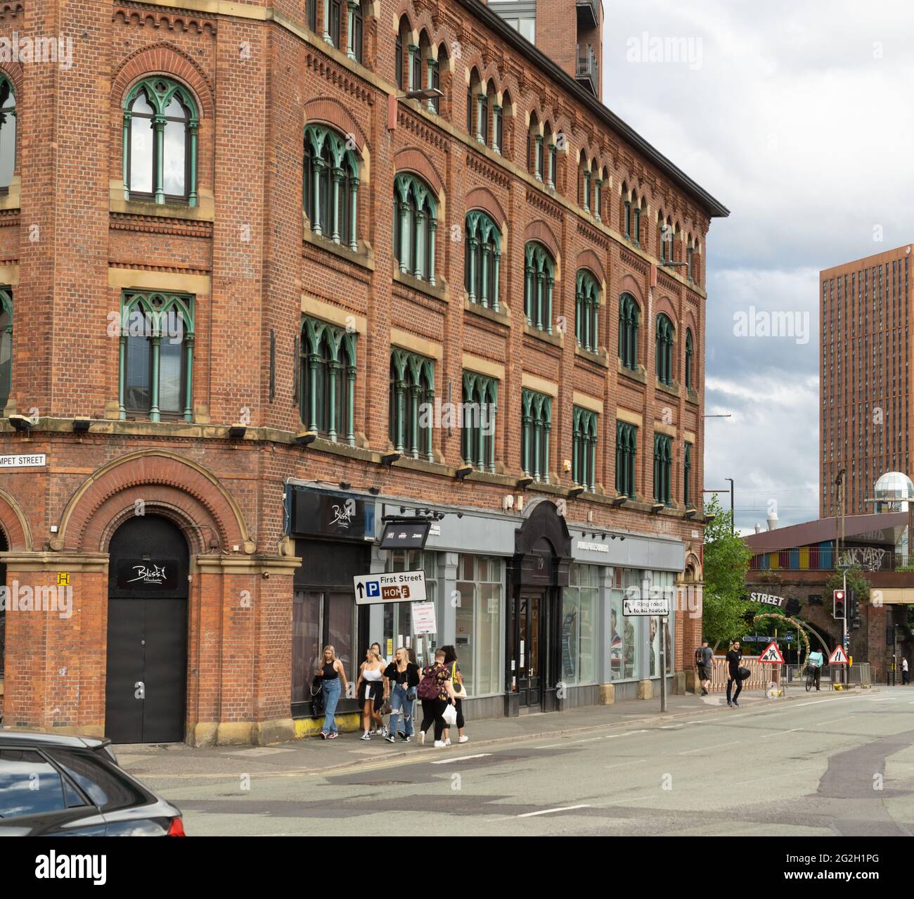 Deansgate, Manchester, england Stock Photo