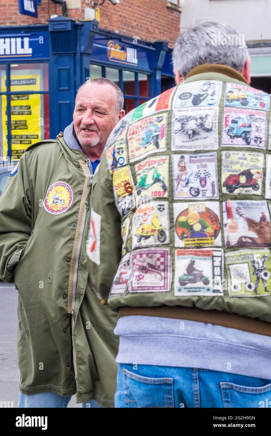 Whitby Scooter Weekend Stock Photo Alamy