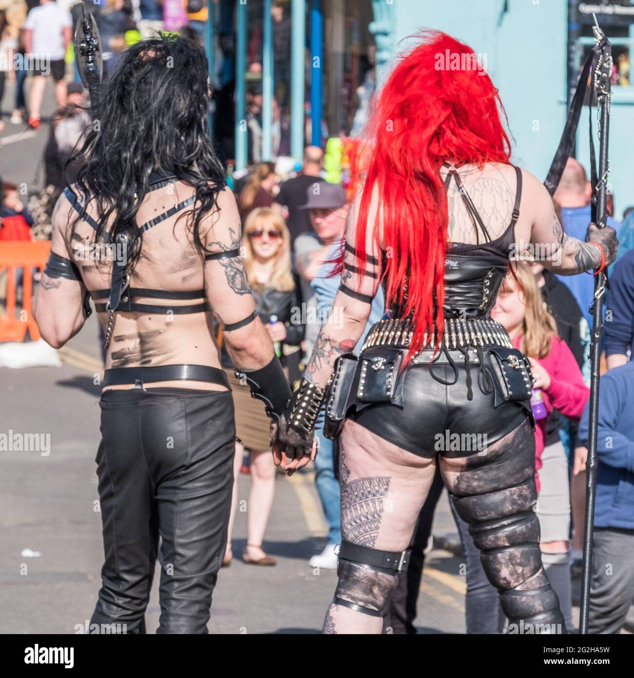 Whitby Goth Weekend Stock Photo