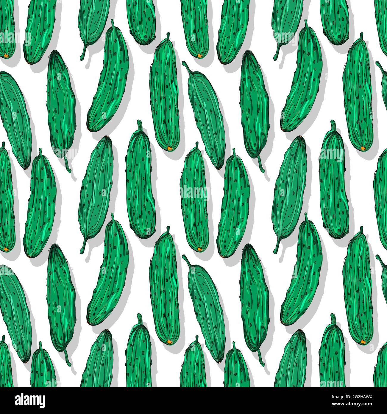 Cucumbers vectors hi-res stock photography and images - Alamy