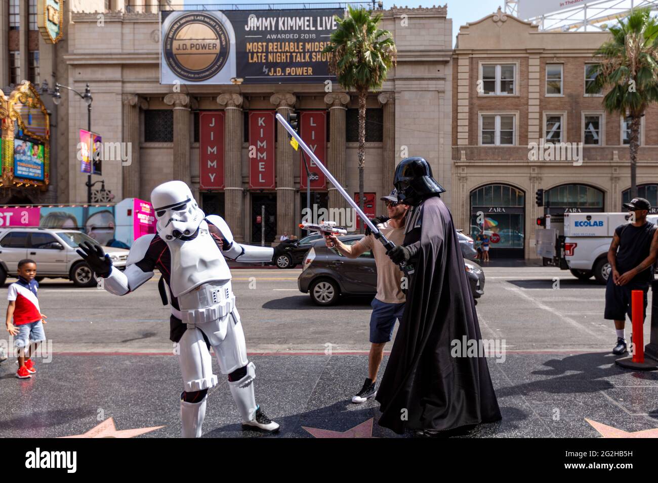 Walk of Fame in Hollywood, Los Angeles, California, USA Stock Photo - Alamy
