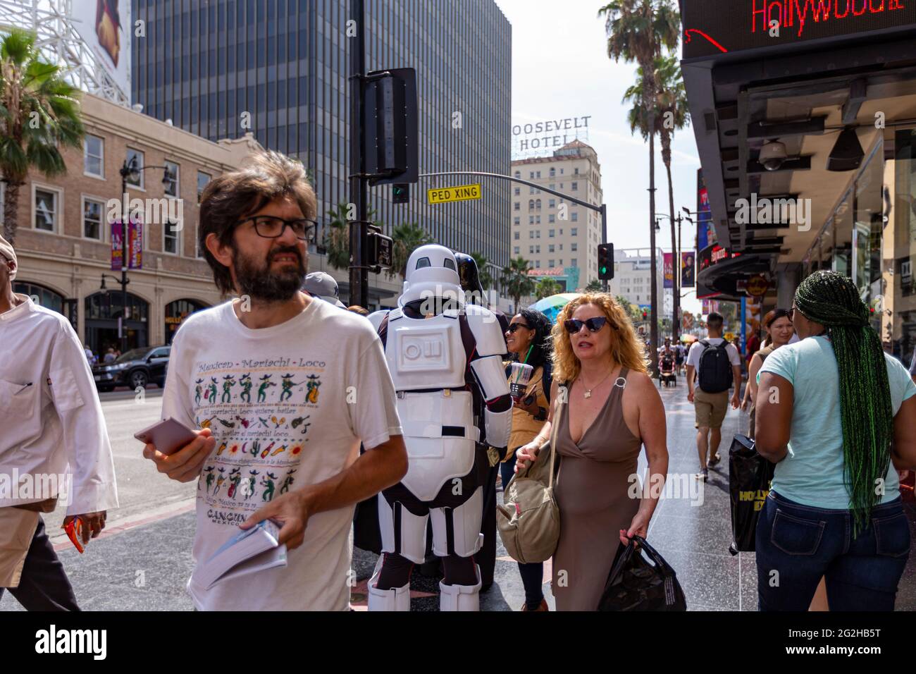 Walk of Fame in Hollywood, Los Angeles, California, USA Stock Photo - Alamy
