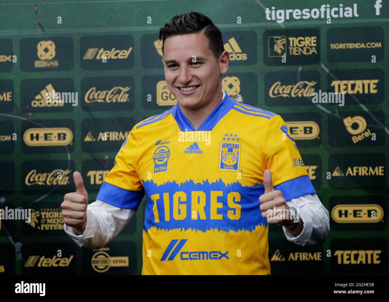 Soccer Football - Tigres presentation for new signing Florian Thauvin -  Estadio Universitario, Monterrey, Mexico - July 11, 2021