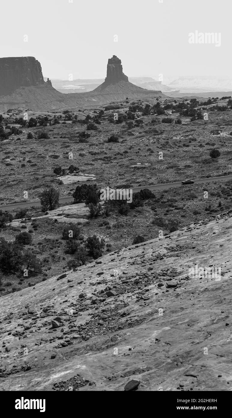 Road trip viewpoint Black and White Stock Photos & Images - Alamy