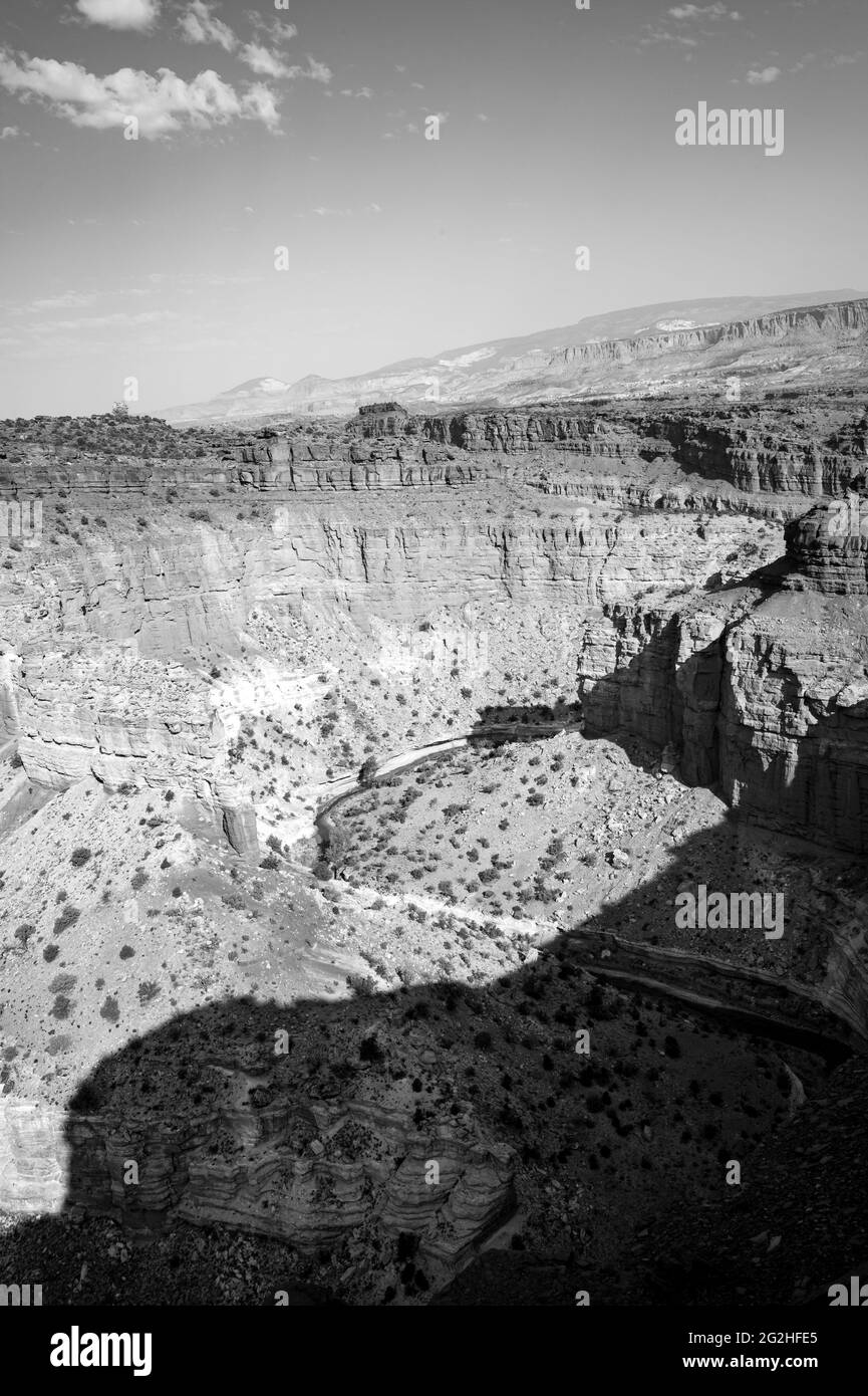 Gooseneck overlook in capitol reef national park hires stock