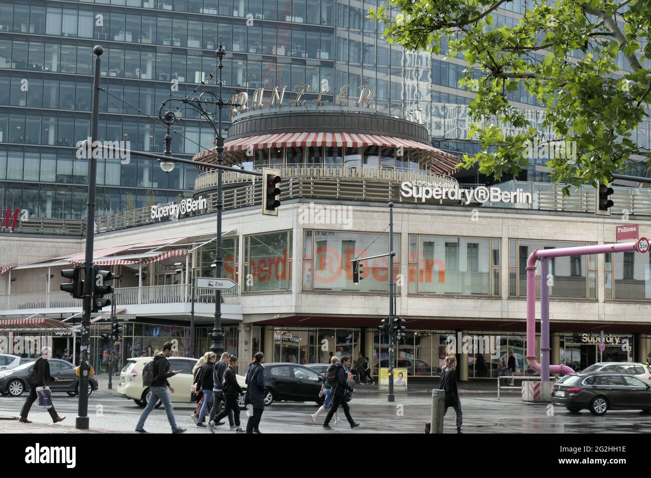 Café Kranzler, Kurfürstendamm, Berlin, Germany Stock Photo