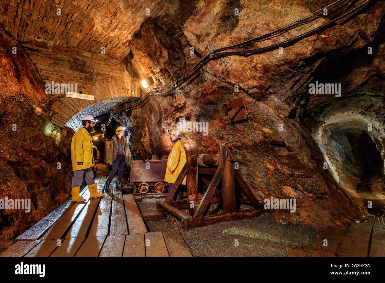 Groblersdal Mine Historical mining in the visitor mine Grube Dorothea Stollen ...