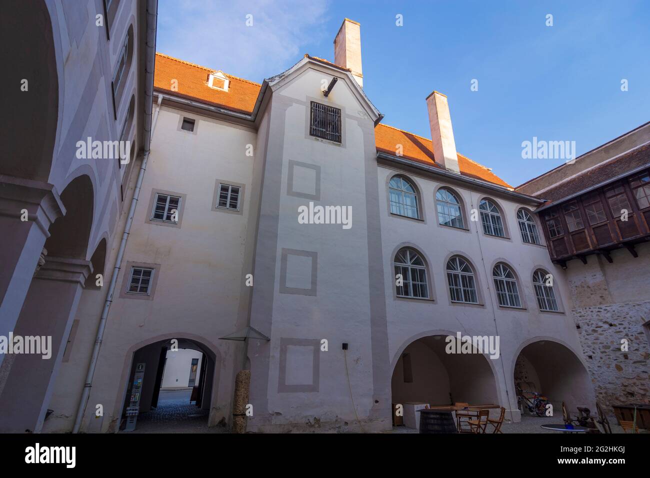 Traismauer, castle Schloss Traismauer in Donau, Niederösterreich / Lower Austria, Austria Stock Photo