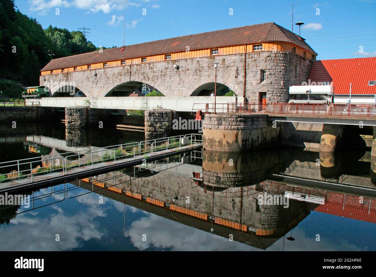 Rudolf Fettweis Power Plant, ENBW, Murg River, Forbach, Baden ...