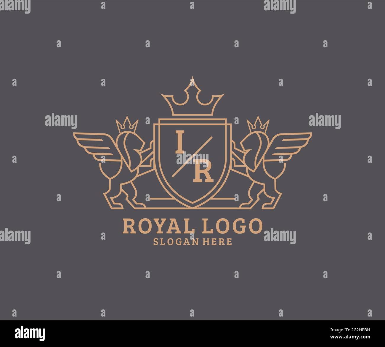 PM Letter Lion Royal Luxury Logo template in vector art for luxurious  branding projects and other vector illustration Stock Vector Image & Art -  Alamy