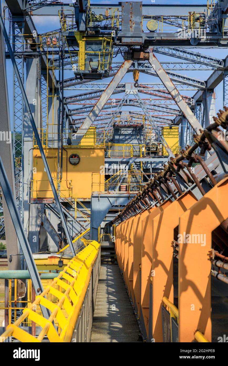 Visitor mine F60 Lichtefeld Stock Photo