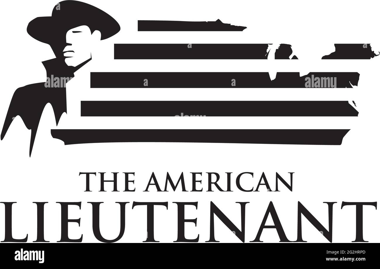 Liutenant army logo design vector template Stock Vector