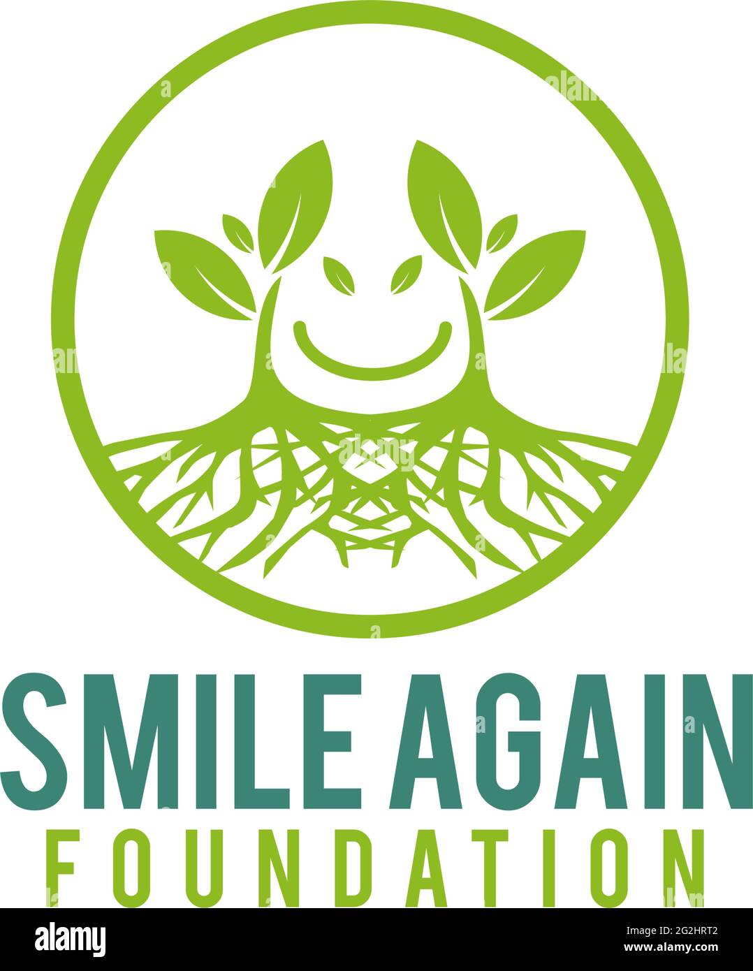 Forest lover foundation logo design vector template Stock Vector