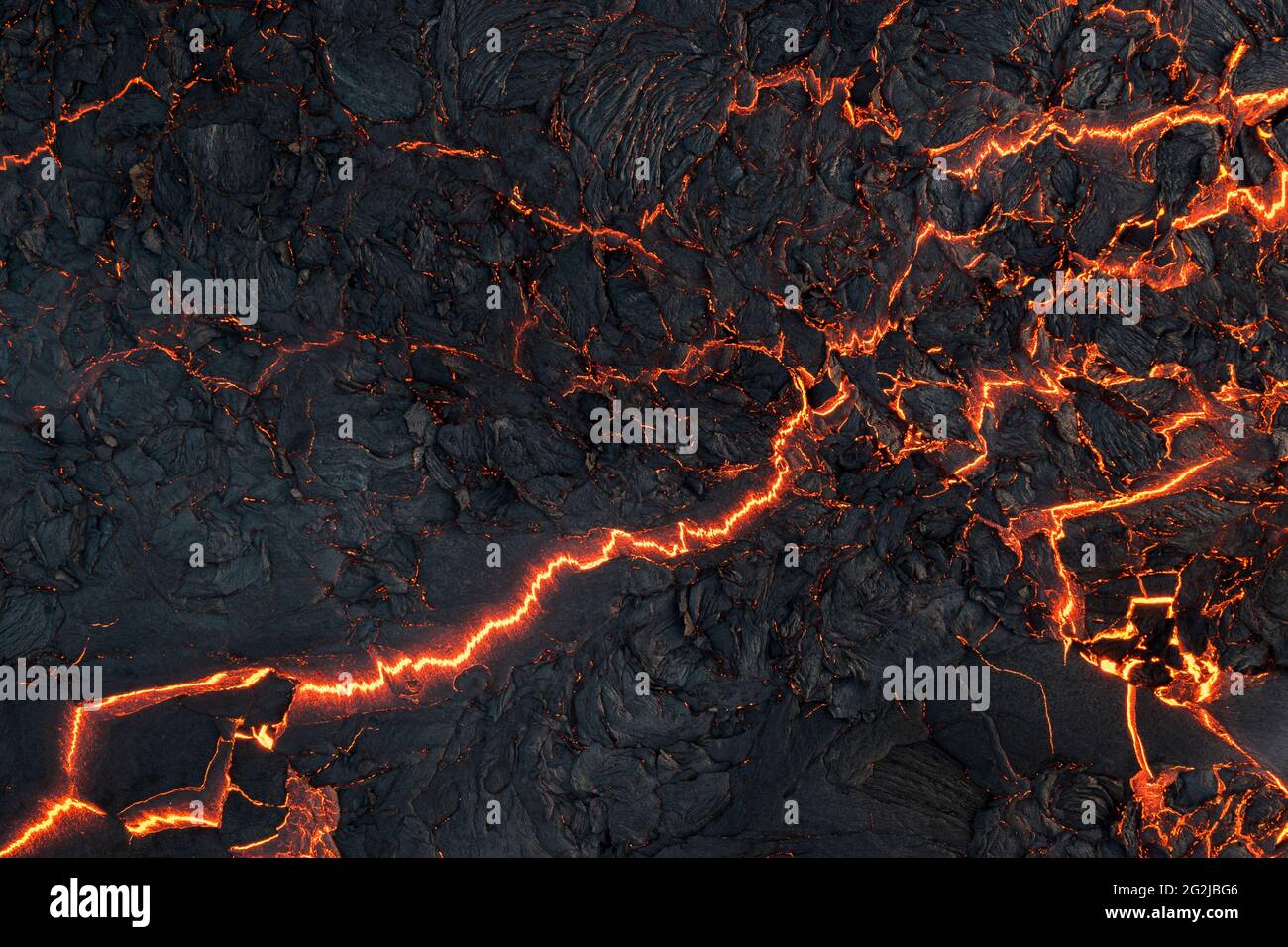 March 2021 eruption of Fagradalsfjall volcano, Iceland Stock Photo - Alamy