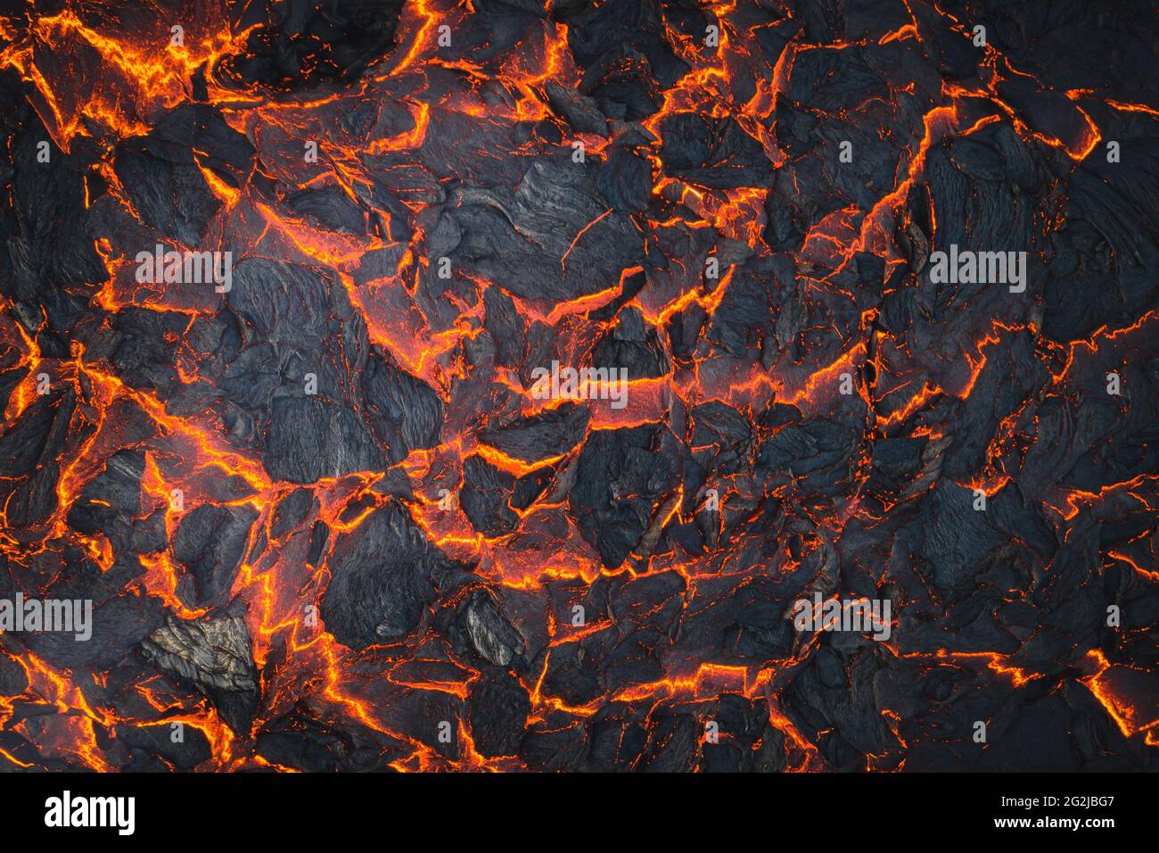 March 2021 eruption of Fagradalsfjall volcano, Iceland Stock Photo - Alamy