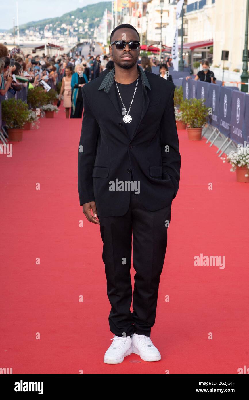 Dadj DADJU attending the red carpet as part of the 35th Cabourg Film ...