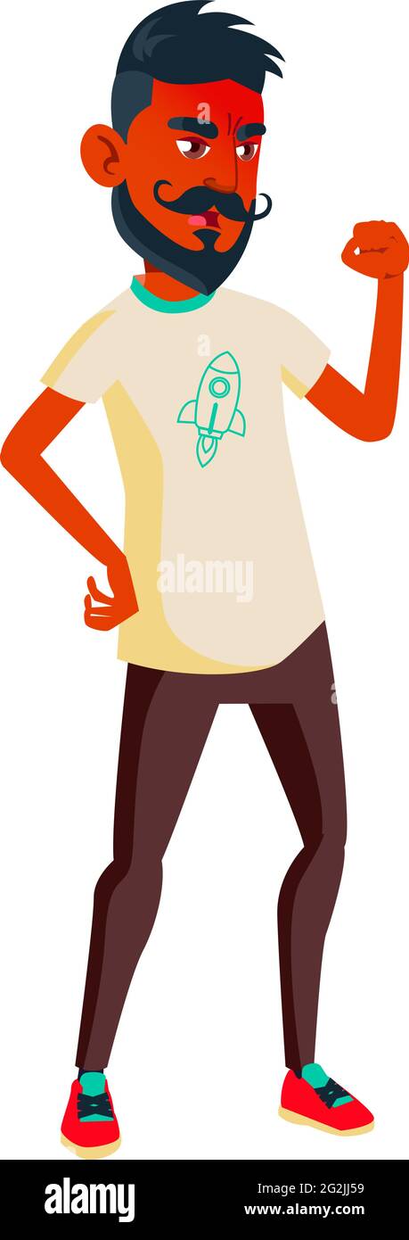 angry young guy threaten with fist to enemy cartoon vector Stock Vector  Image & Art - Alamy